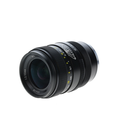 Mitakon Zhongyi 35mm f/2 Creator Manual Focus Lens for Fujifilm X-Mount, Black
