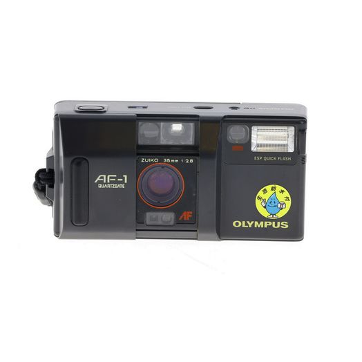Olympus AF-1 Quartzdate 35mm Camera with 35mm f/2.8 Lens, Black