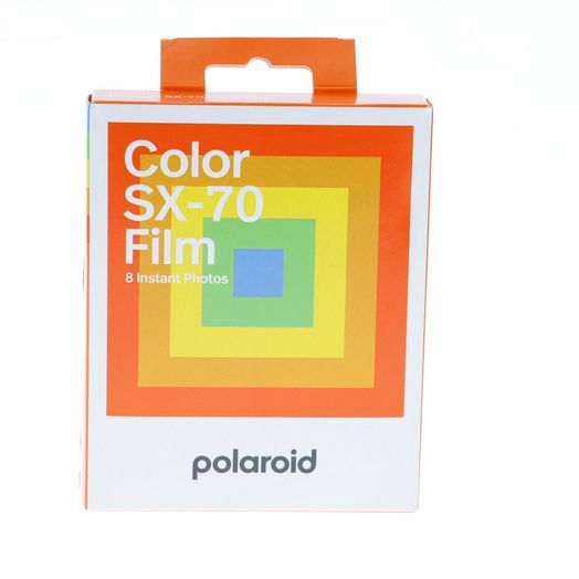 Polaroid Color SX-70 Instant Film (1 Pack, 8 Exposures)