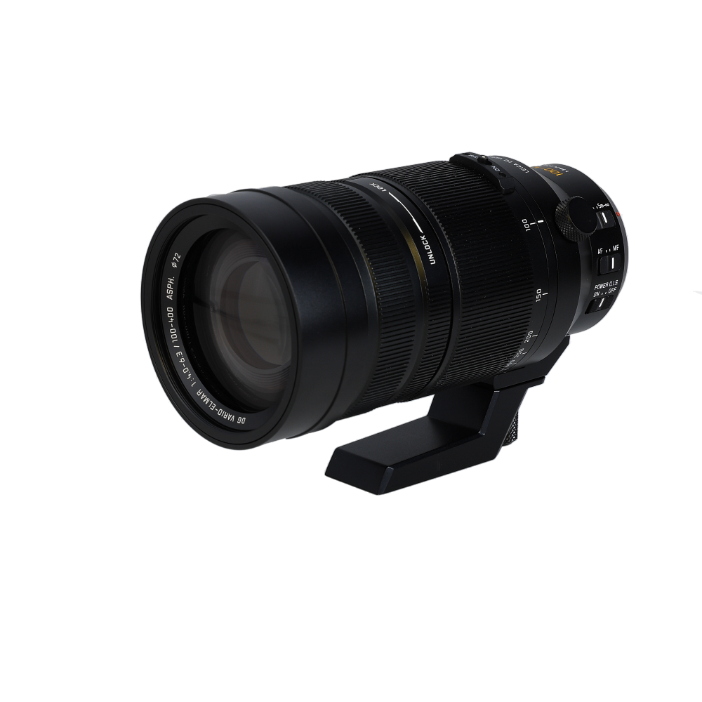 Panasonic Leica 100-400mm f/4-6.3 II DG Vario-Elmar Asph. Power O.I.S. Lens for MFT (Micro Four Thirds), Black w/ Tripod Collar/Foot