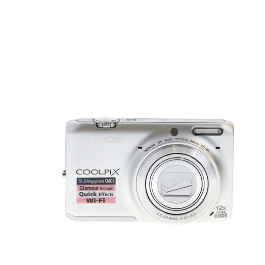 Nikon Coolpix S6500 Digital Camera, Silver {16MP}