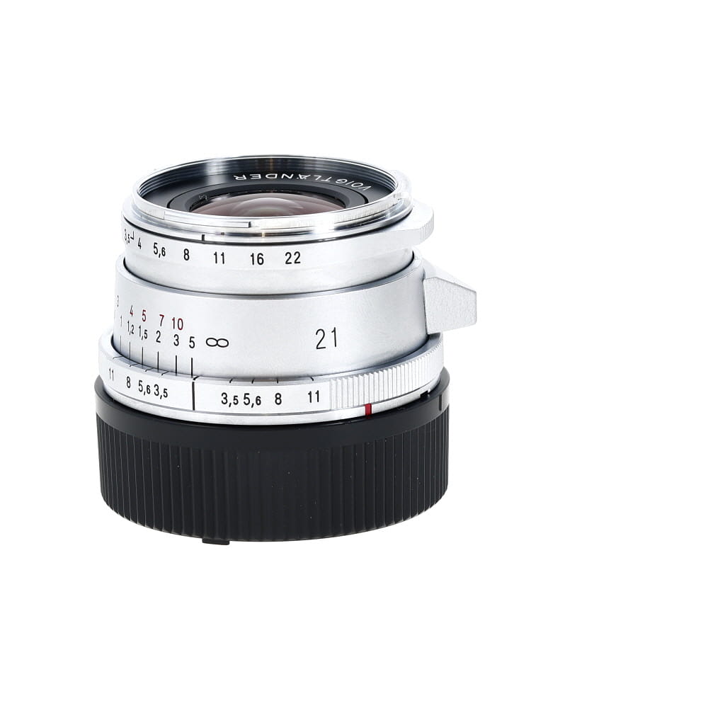 Voigtlander 21mm f/3.5 Color-Skopar VM Lens for Leica M-Mount, Silver BA350C
