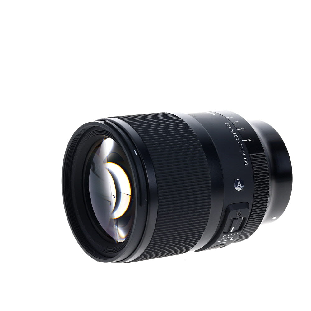 Sigma 50mm f/1.4 DG DN A (Art) Full-Frame Autofocus Lens for Sony E-Mount, Black