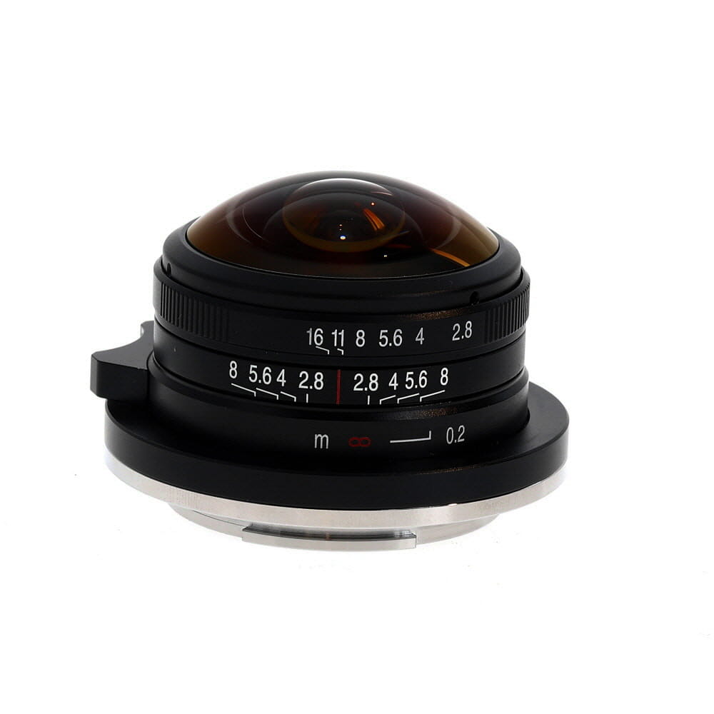 Venus Optics Laowa 4mm f/2.8 Fisheye Manual APS-C Lens for Fujifilm X-Mount, Black