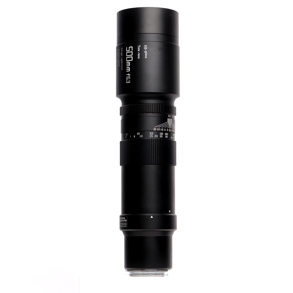 TTArtisan 500mm f/6.3 Full-Frame Manual Focus Lens for Nikon Z-Mount, Black | 82
