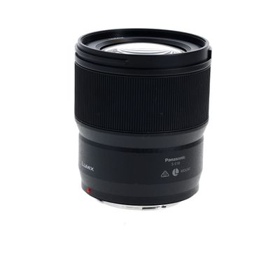 Panasonic Lumix S 18mm f/1.8 Full-Frame Autofocus Lens for Mirrorless L-Mount, Black