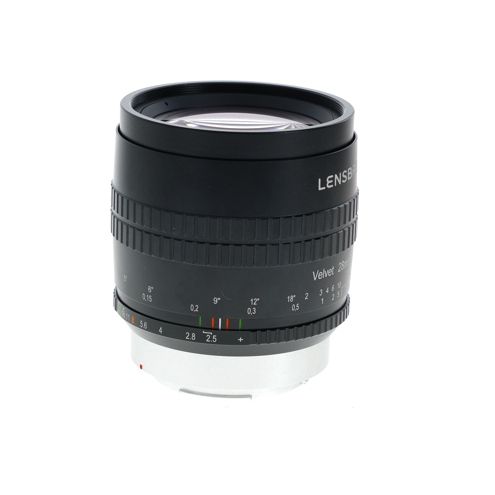 Lensbaby Velvet 28mm f/2.5 Manual Lens for Canon RF-Mount, Black