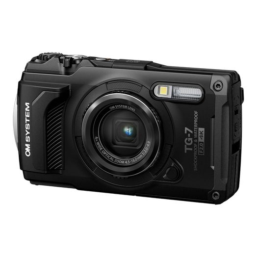OM SYSTEM Tough TG-7 Digital Camera, Black {12MP}