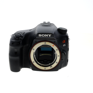 Sony Alpha SLT-A65V DSLR Camera Body with GPS, Black