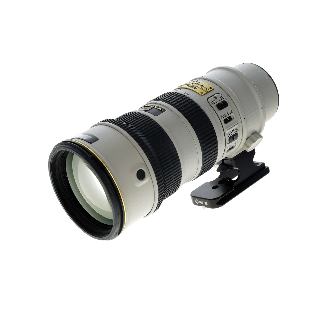 Nikon AF-S NIKKOR 70-200mm f/2.8 G ED VR Autofocus IF Lens, Gray w/ Really Right Stuff LCF-10 Tripod Foot