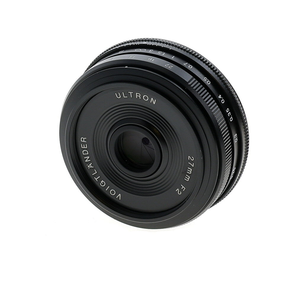 Voigtlander 27mm f/2 Ultron APS-C Lens for FUJIFILM X-Mount, Black
