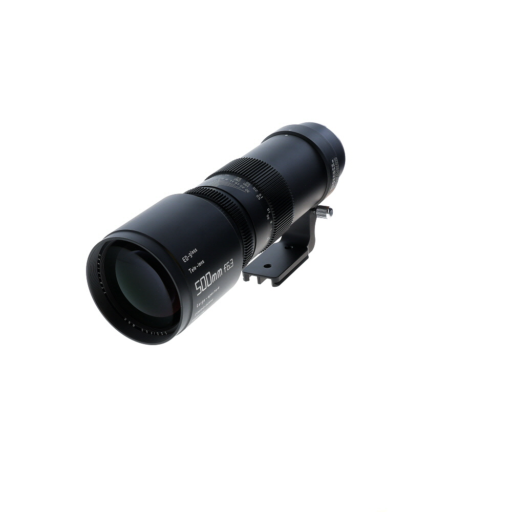 TTArtisan 500mm f/6.3 Full-Frame Manual Focus Lens for Canon EOS EF-Mount, Black