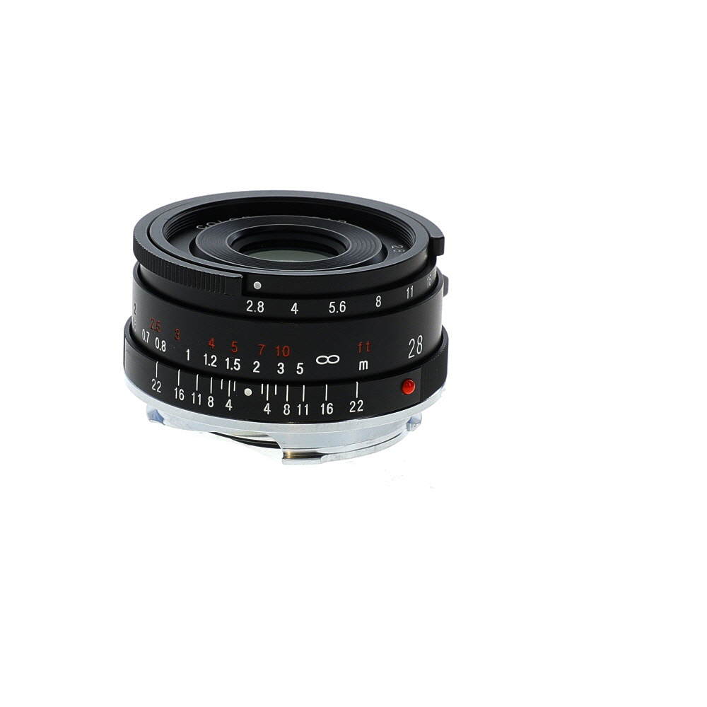 Voigtlander 28mm f/2.8 Color-Skopar (Type I) Aspherical VM Lens for Leica M-Mount, Black