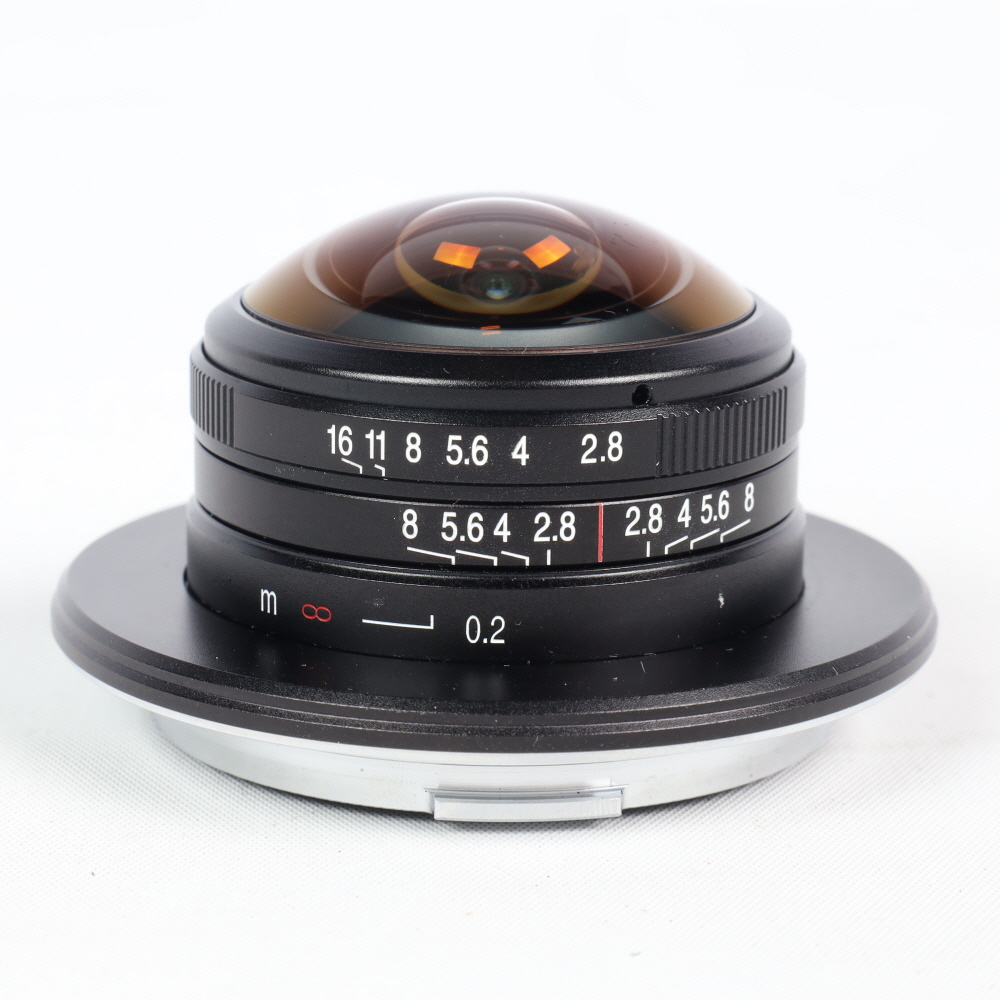 Venus Optics Laowa 4mm f/2.8 Fisheye Manual APS-C Lens for Canon RF-Mount, Black