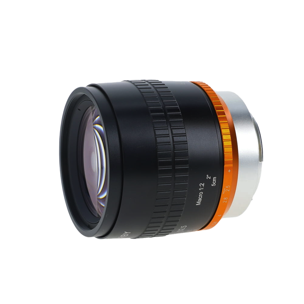 Lensbaby Velvet 28mm f/2.5 Manual Lens for Canon RF-Mount, Black with Copper Ring