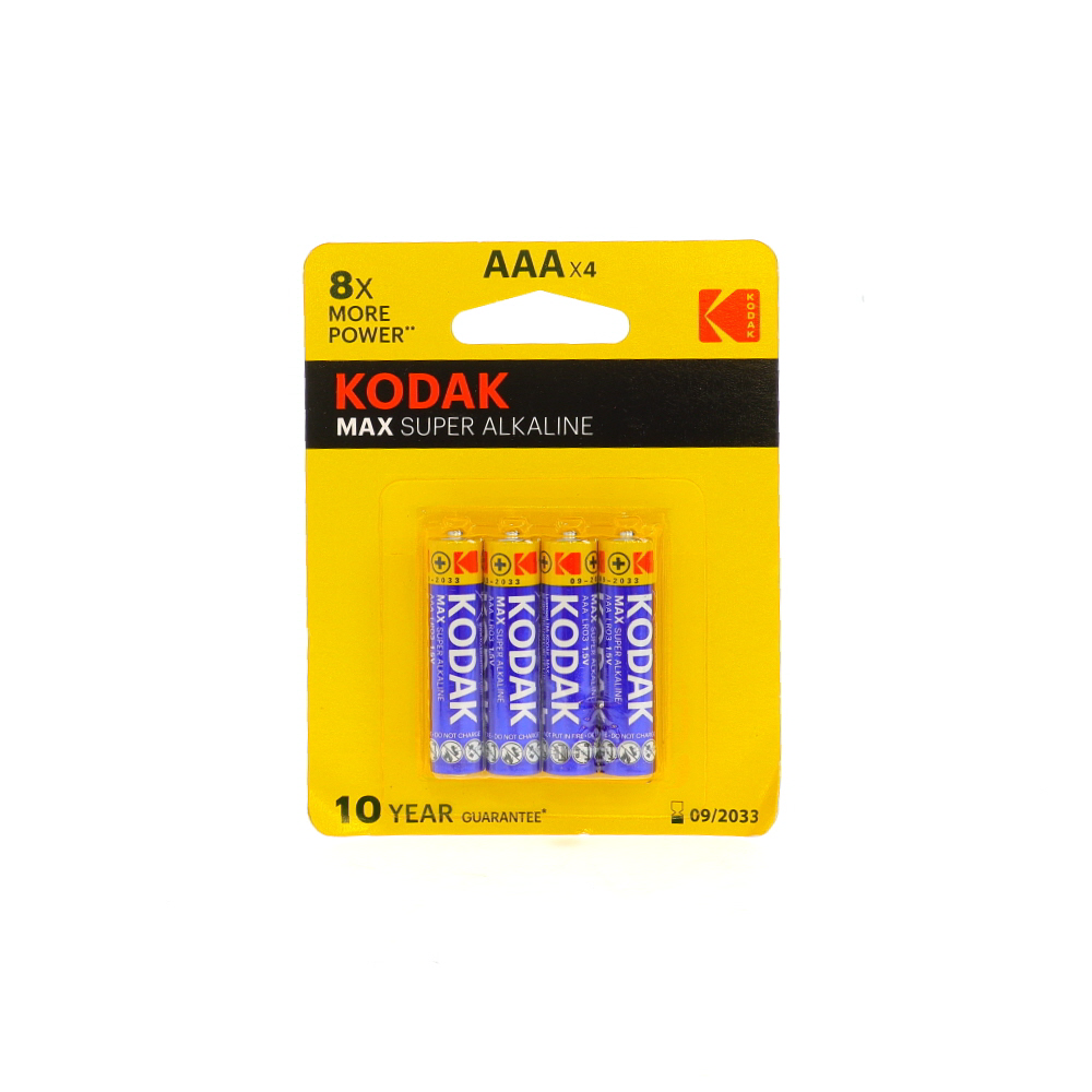 Kodak MAX 1.5V Alkaline Batteries (4 Pack)