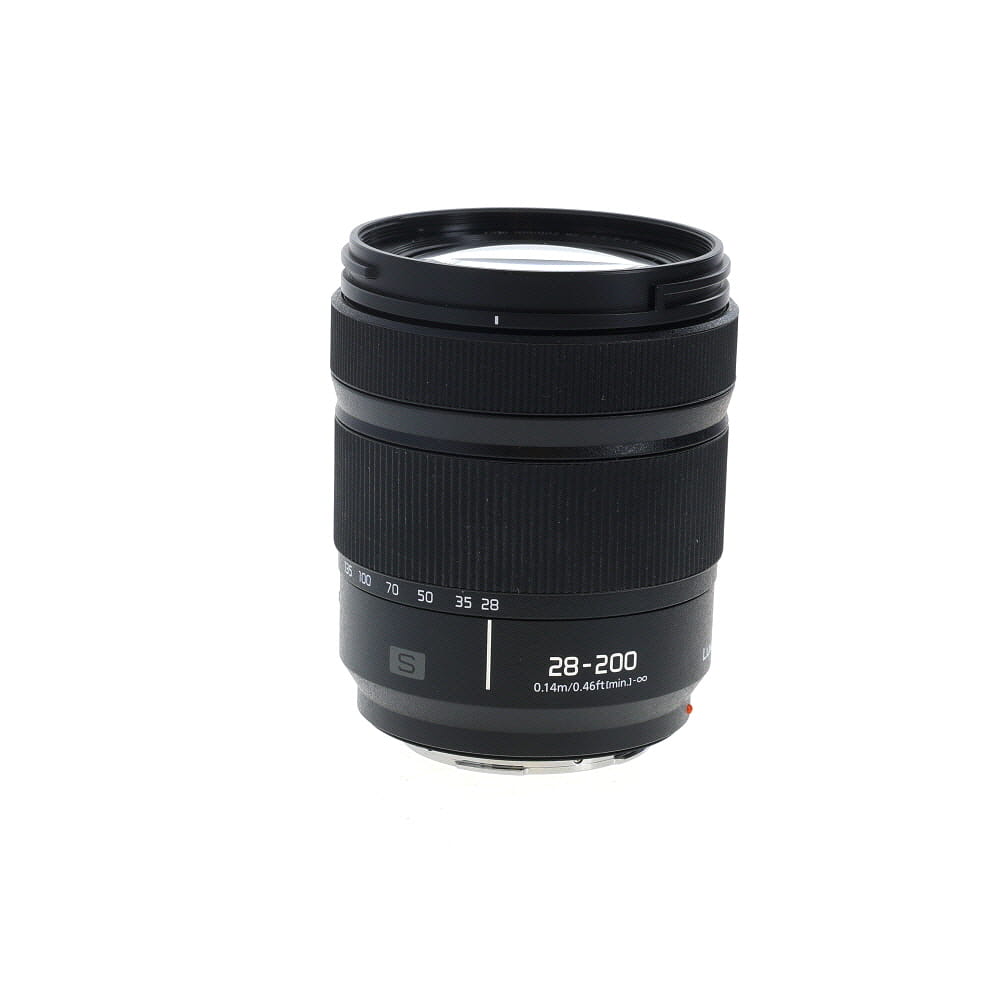 Panasonic Lumix S 28-200mm f/4-7.1 Macro O.I.S. Full-Frame Autofocus for Lens for Mirrorless L-Mount, Black