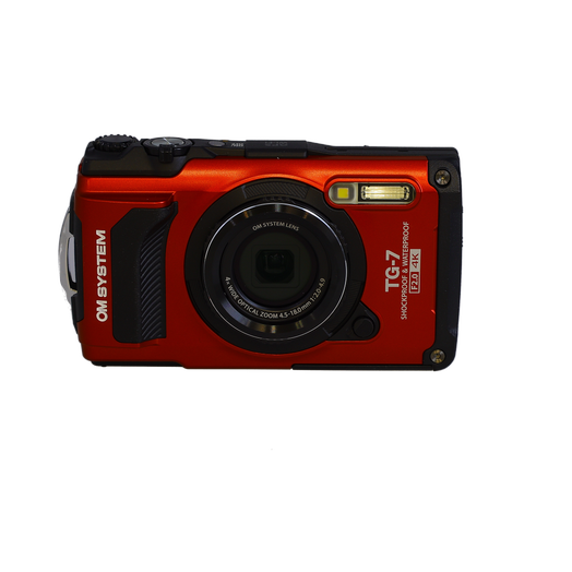 OM SYSTEM Tough TG-7 Digital Camera, Red {12MP}