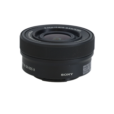 Sony E 16-50mm f/3.5-5.6 PZ OSS II Autofocus APS-C Lens for E-Mount, Black {40.5} SELP16502