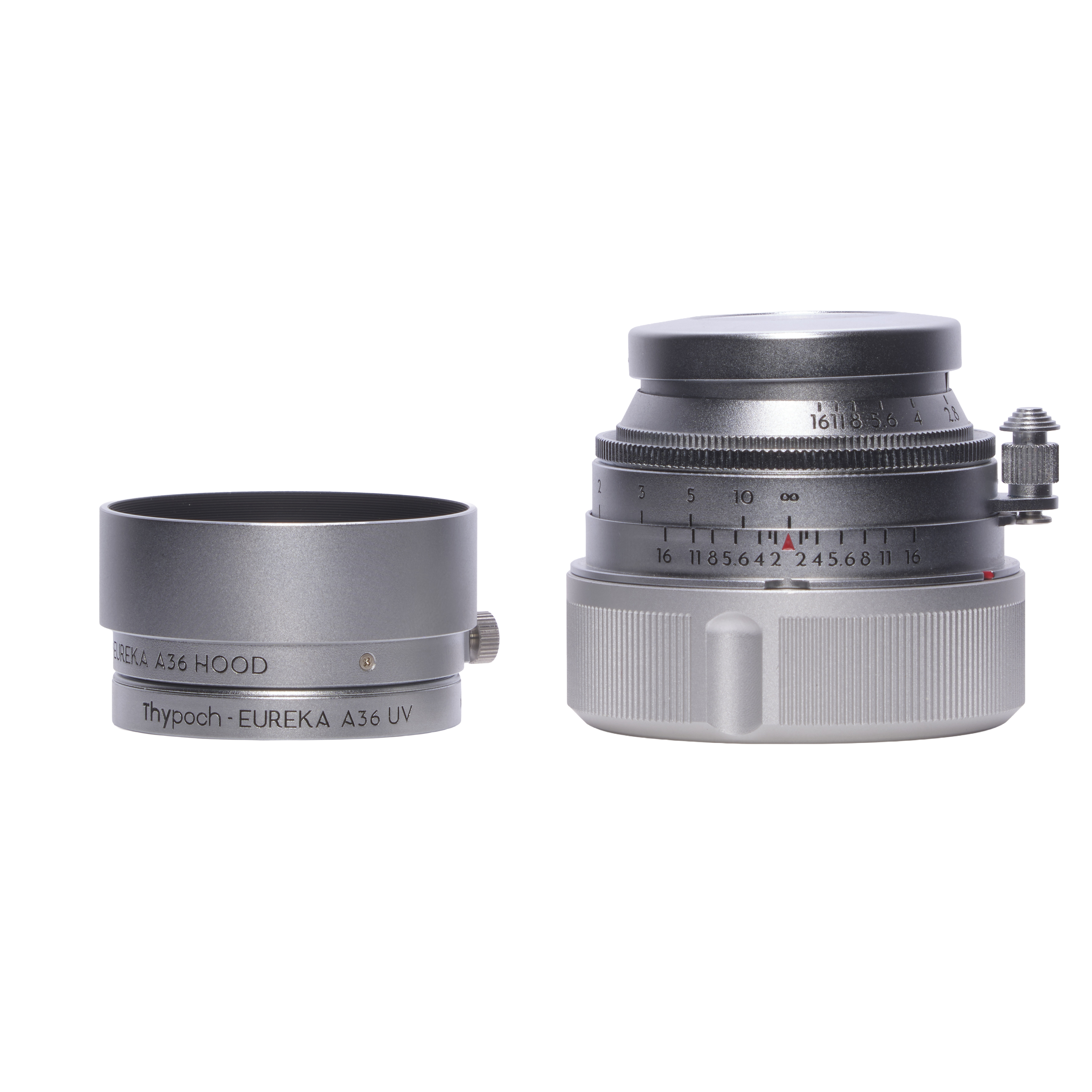 Thypoch Eureka 50mm f/2 Full-Frame Classic Manual Lens for Leica M-Mount Chrome over Brass