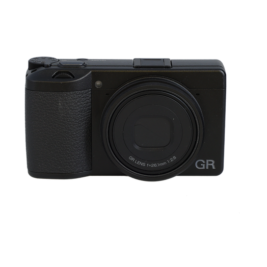 Ricoh GR IIIx HDF Digital Camera with 26.1mm f/2.8 Lens, Black