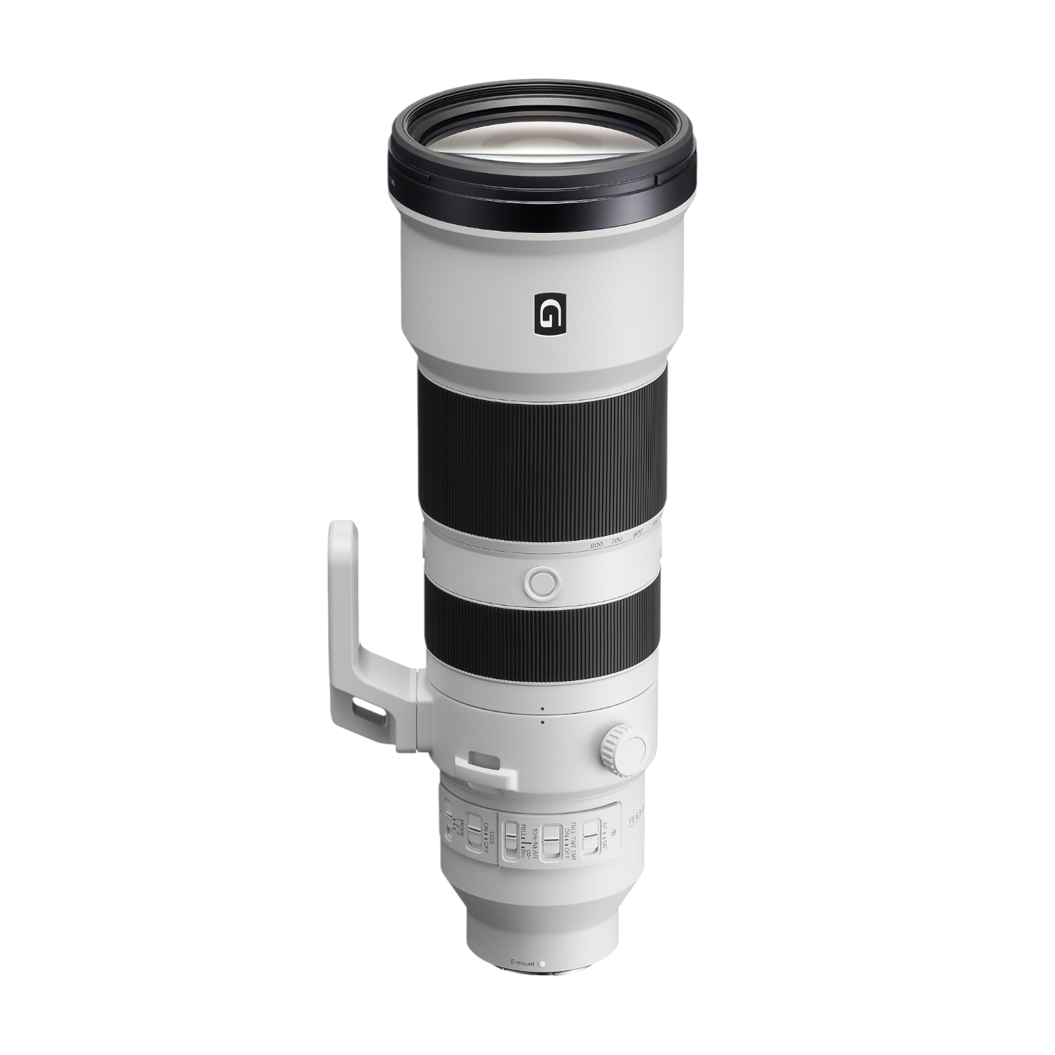 Sony FE 400-800mm f/6.3-8 G OSS Full-Frame Autofocus Lens for Sony E-Mount, White w/ Tripod Collar/Foot (SEL400800G)