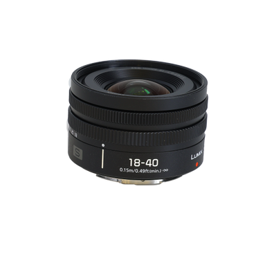 Panasonic Lumix S 18-40mm f/4.5-6.3 Full-Frame Autofocus Lens for Mirrorless L-Mount, Black