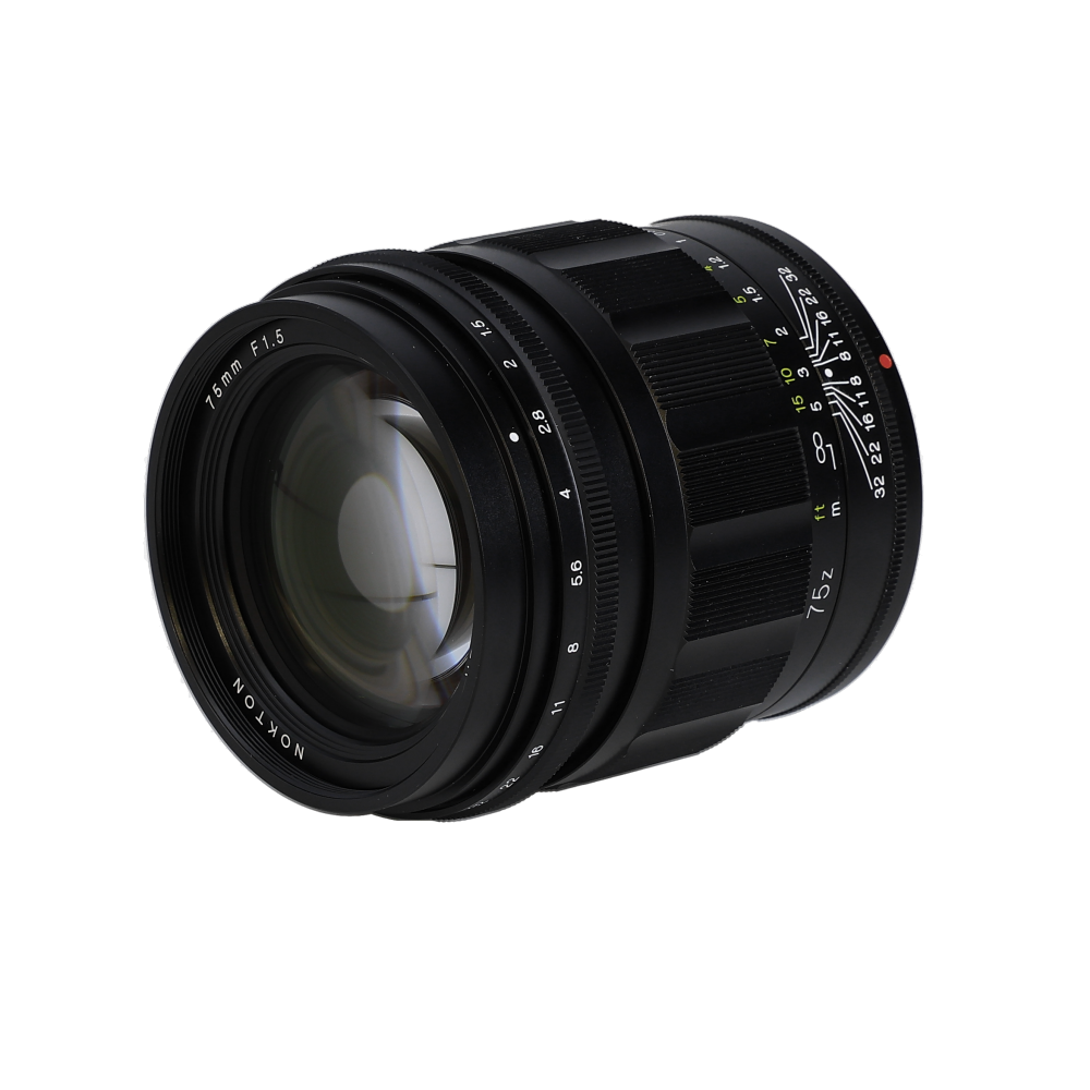 Voigtlander 75mm f/1.5 Nokton (Aspherical) Lens for Nikon Z-Mount, Black