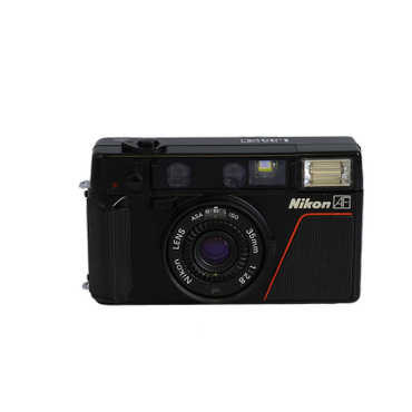 Nikon L35AF 35mm Camera with 35mm f/2.8 Lens, Black