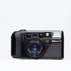 Nikon L35AD2 35mm Camera with 35mm f/2.8 Lens, Date Back, Black