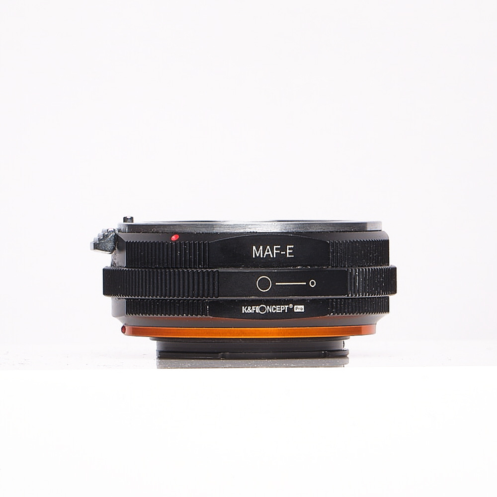 Minolta K&F Concept Adapter MAF-E Pro for Sony Alpha Minolta AF A-Type Lens to Sony E-Mount Body