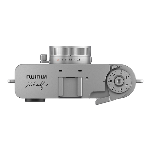 FUJIFILM X half Premium Compact Camera, Silver {17.7MP}