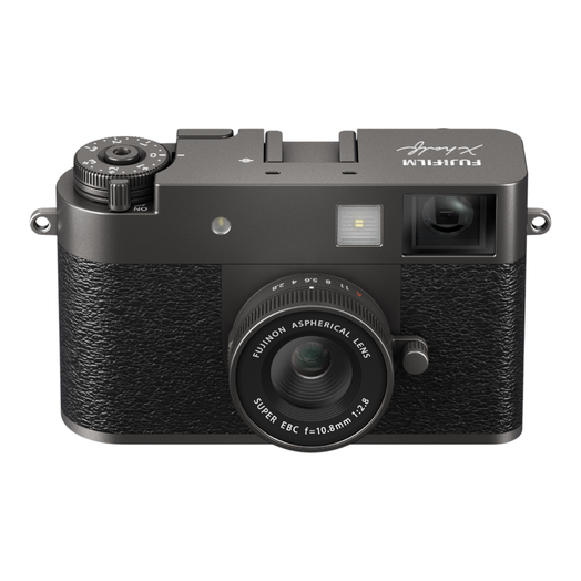FUJIFILM X half Premium Compact Camera, Charcoal Silver {17.7MP}