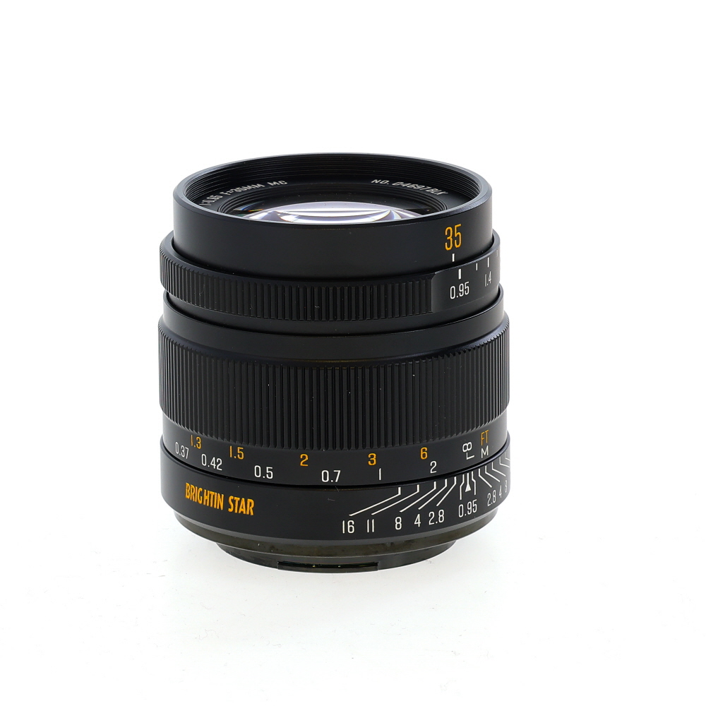 Brightin Star 35mm f/0.95 Manual APS-C Lens for Sony E-Mount, Black