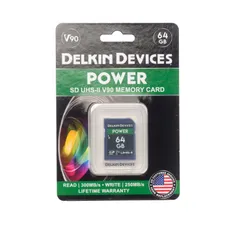 Delkin Devices BLACK 32GB SDHC 90 90 MB s UHS-I U3 Class 10 V30 Memory Card