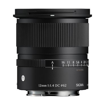 Sigma 12mm f/1.4 DC C (Contemporary) Autofocus APS-C Lens for Sony E-Mount, Black