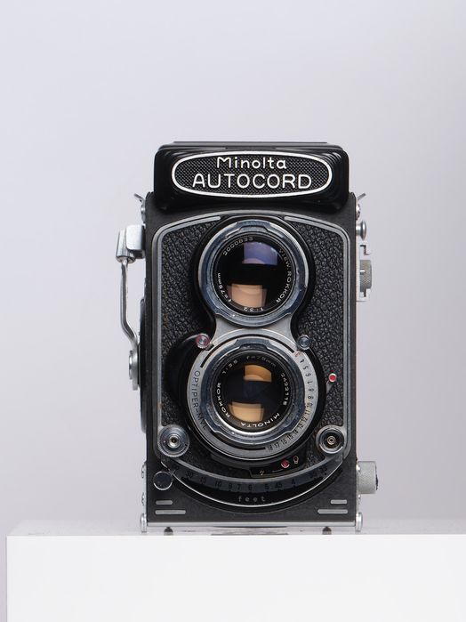 Minolta Autocord RG I with Optiper-MVL, 75mm f/3.5 Rokkor Lens