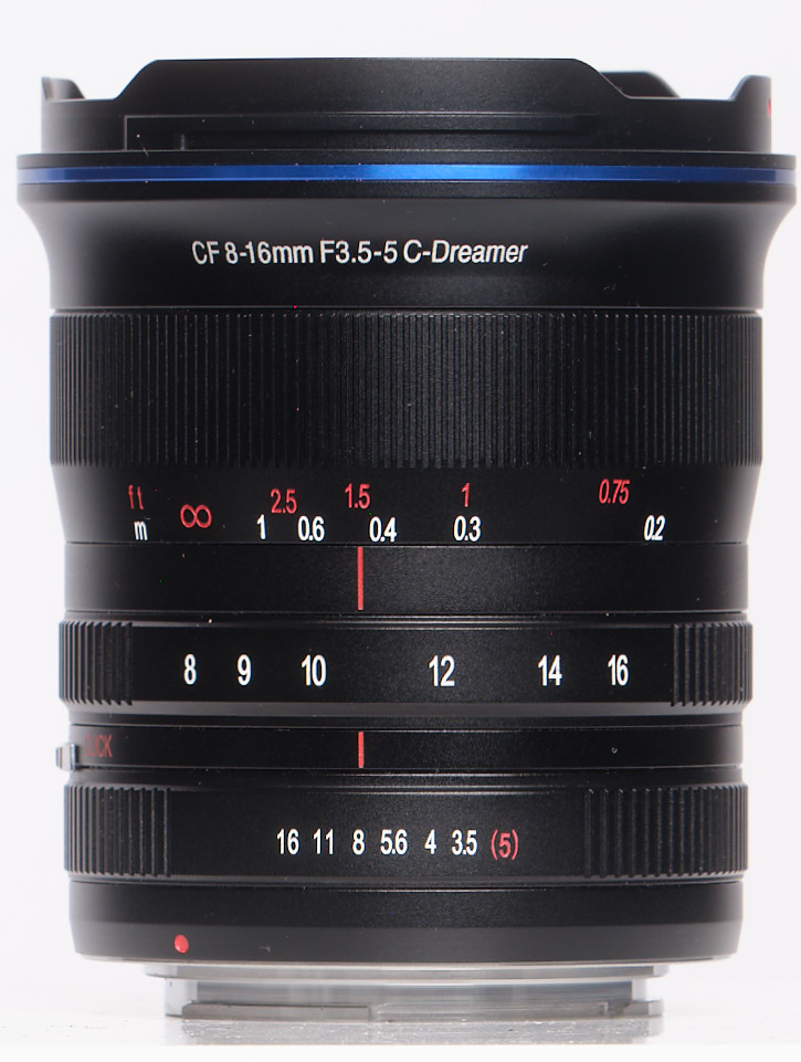 Venus Optics Laowa 8-16mm f/3.5-5 CF C-Dreamer Manual Focus APS-C Lens for Canon-EF-M Mount, Black