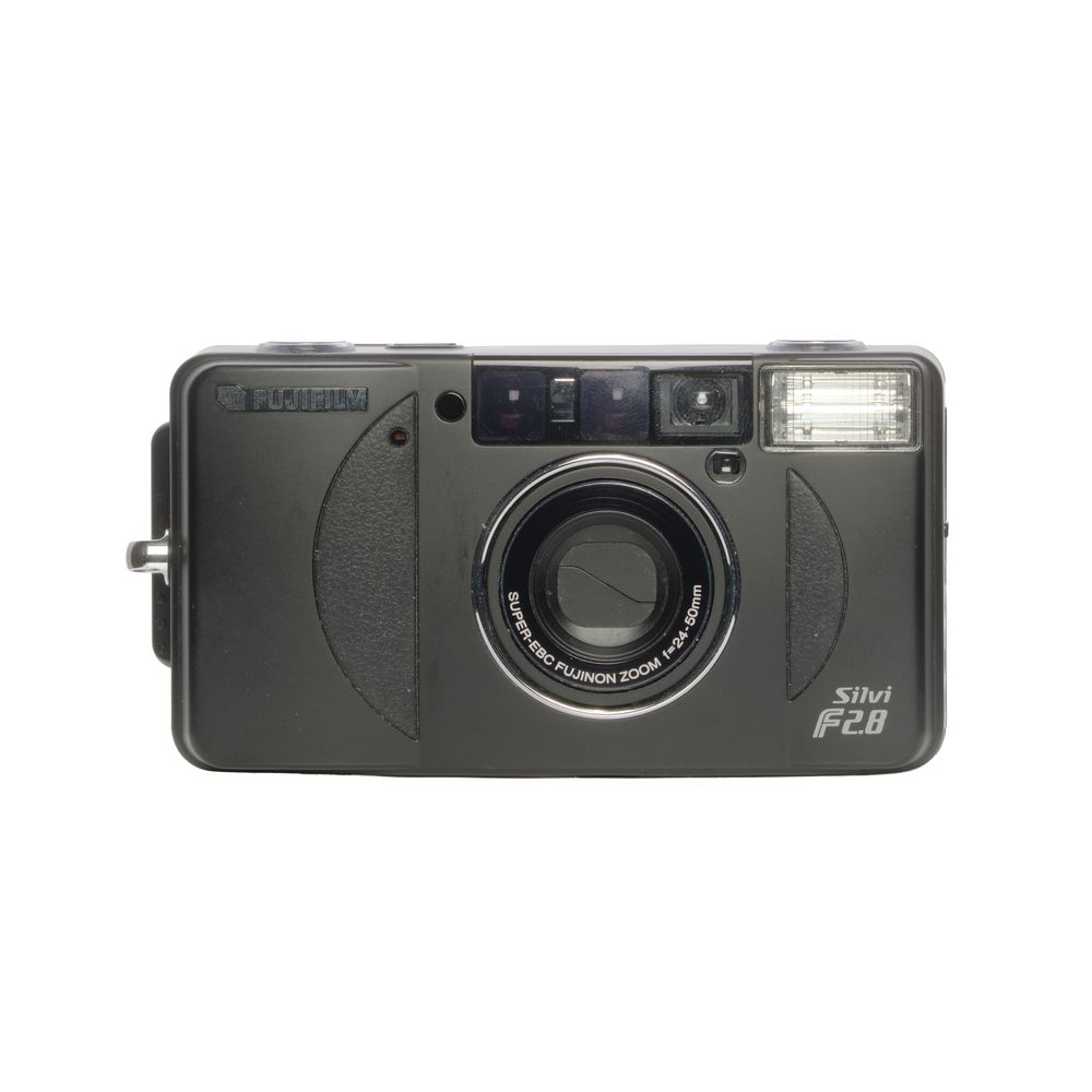 FUJIFILM Silvi F2.8 35mm Camera with 24-50mm Lens, Black Edition