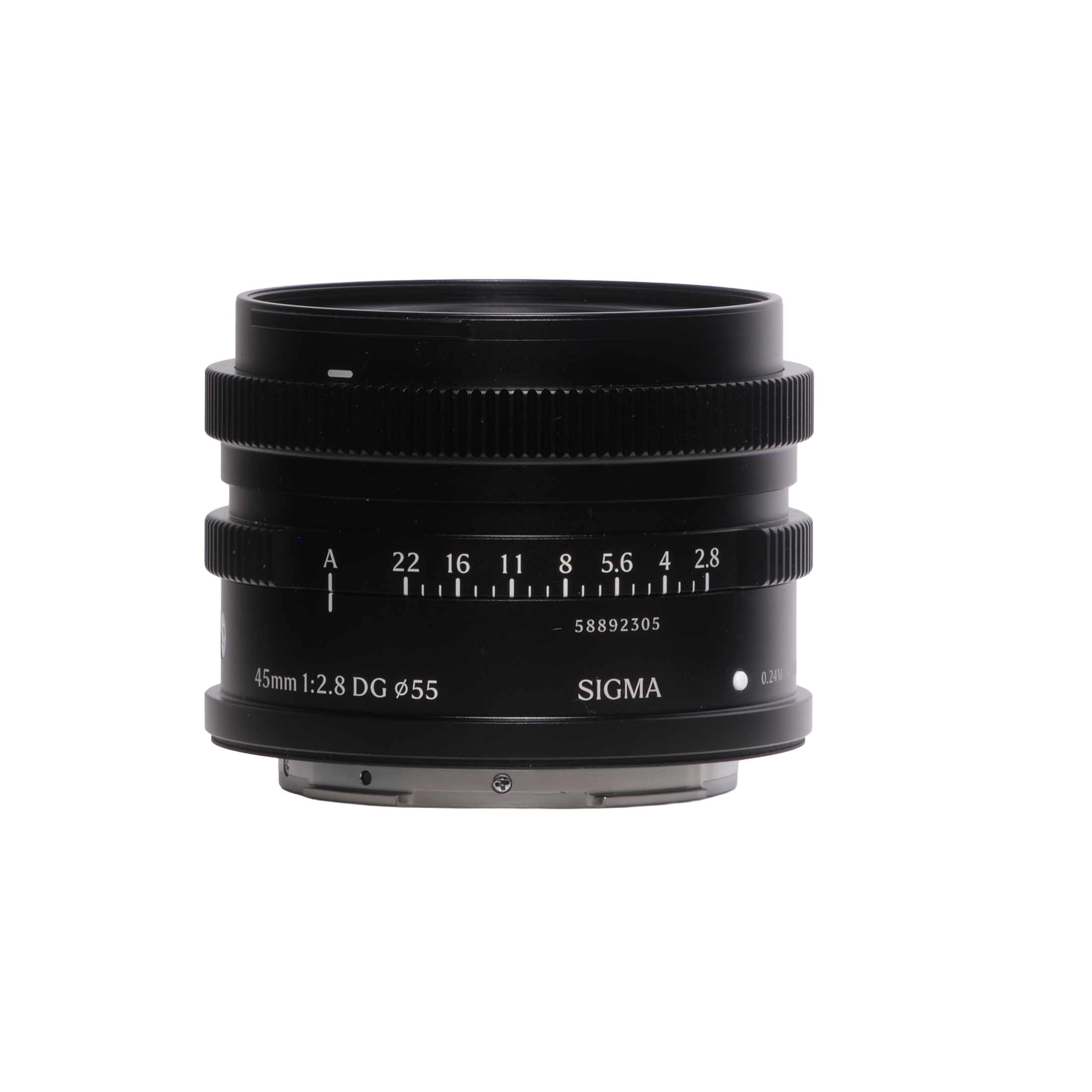 Sigma 45mm f/2.8 DG C (Contemporary) Full-Frame Autofocus Lens for Leica L-Mount, Black