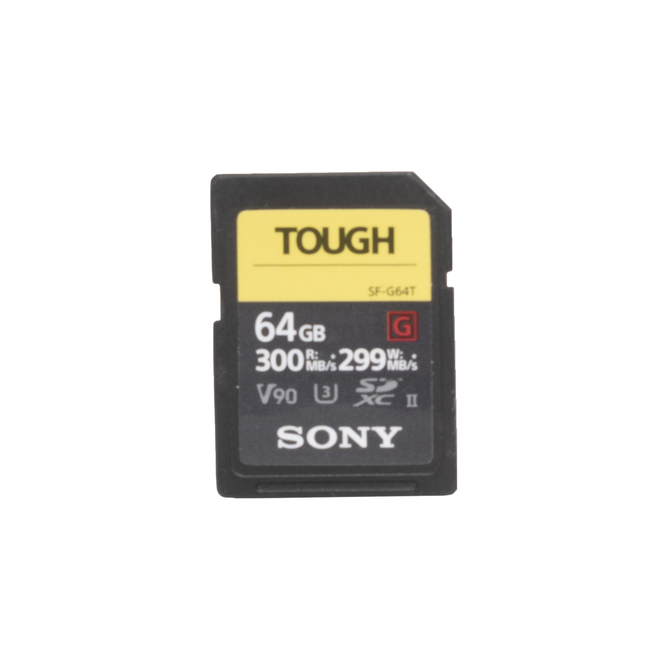 Sony Tough 64GB SDXC G Series 300/299 MB/s UHS-II U3 V90 Memory Card