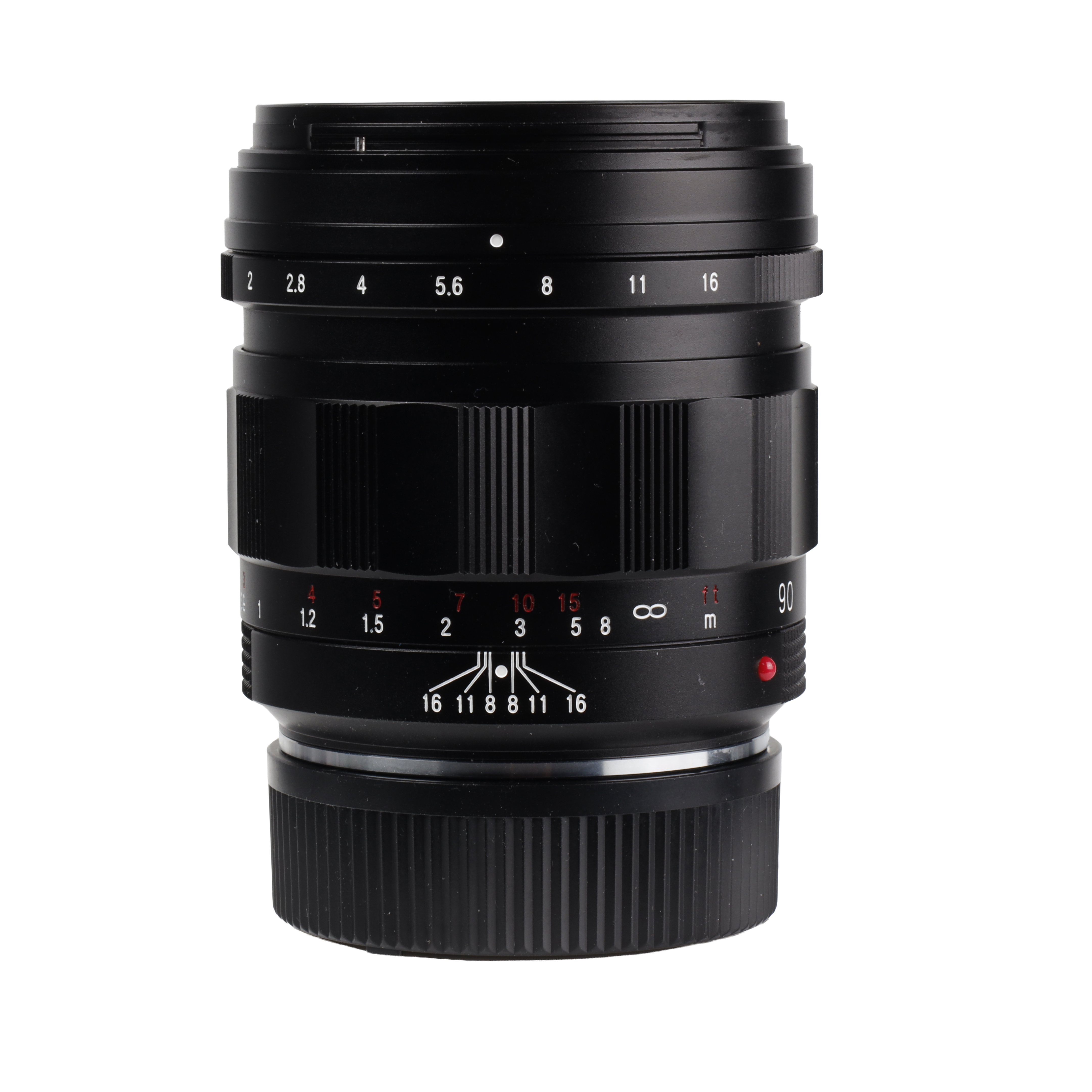 Voigtlander 90mm f/2 APO-Ultron VM Lens for Leica M-Mount, Black, Converted to 6-Bit