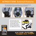 Ape Case ACPRO1720W Digital SLR Converta-Pack Backpack (Black) thumbnail