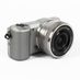 Sony a5000 Mirrorless Camera, Silver {20.1MP} with 16-50mm f/3.5-5.6 PZ OSS Lens, Silver {40.5}  thumbnail