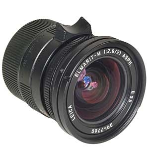 Leica 21mm f/2.8 Elmarit-M ASPH. M-Mount Lens, Black