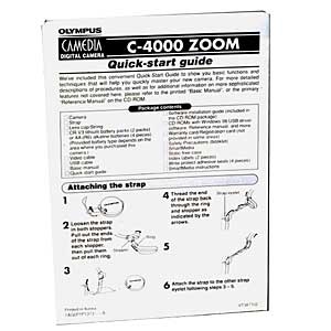 Olympus C-4000 Zoom Quick Start Guide