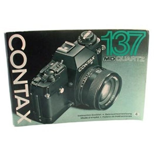 Contax 137 MD Quartz Instructions