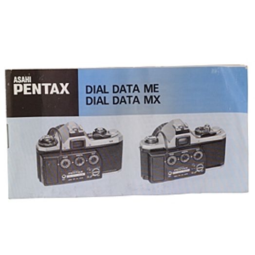Pentax Dial Data ME,MX Instructions