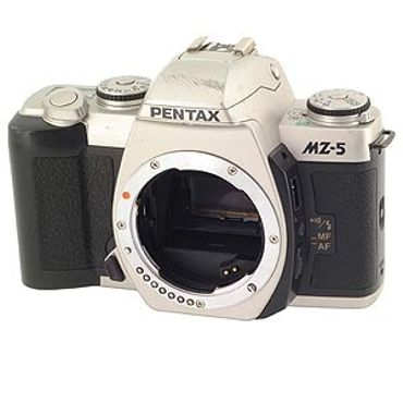 Pentax MZ-5 35mm Camera Body, Chrome, (Euro Version Of ZX-5)