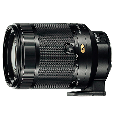 Nikon Nikkor 70-300mm f/4.5-5.6 VR Lens for Nikon 1 System CX Format, Black